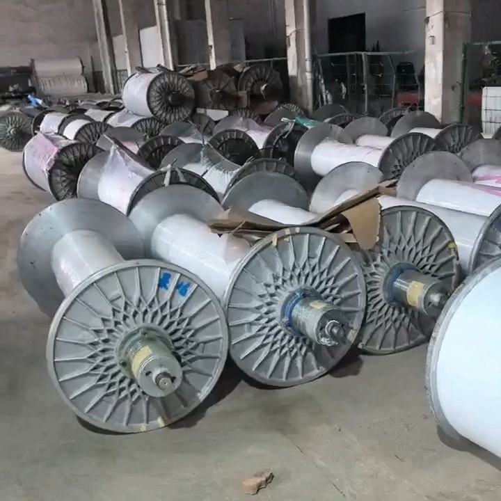 Pen Warp ar gyfer Ffabrig Waterjet Edau Polyester Lliw